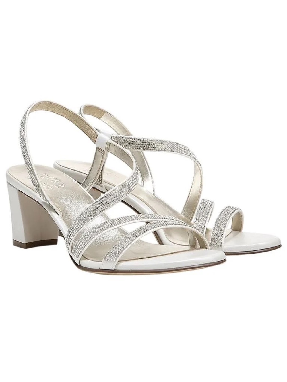 New In Box Naturalizer VANESSA DRESS
SANDAL White Satin Fabric SIZE: 7.5 W